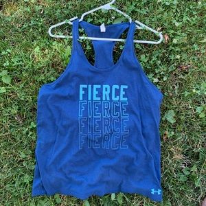 Under Armour Blue Fierce Tank